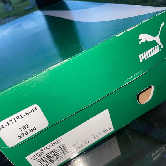 Size 11.5 Puma Roma Weave Dark Shadow - Picture 8 of 9